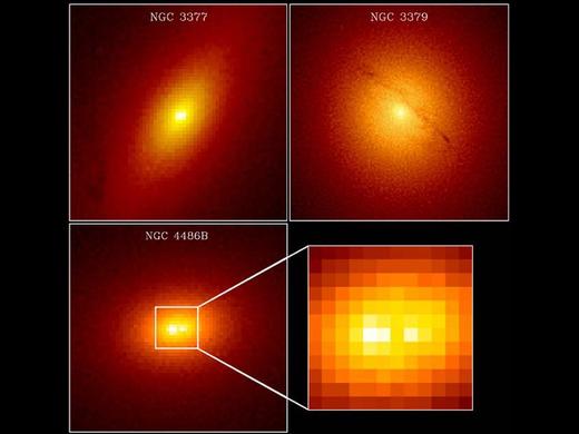 Массивные чёрные дыры в галактиках