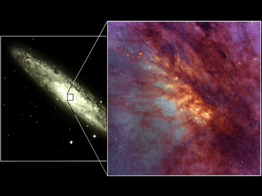 Ядро галактики NGC 253