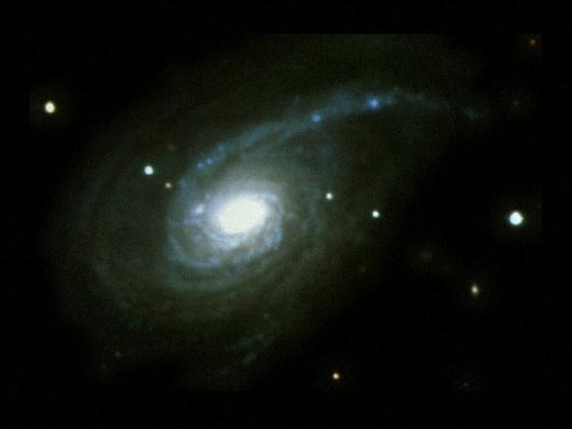 Cпиральная галактика NGC 772 в созвездии Овна