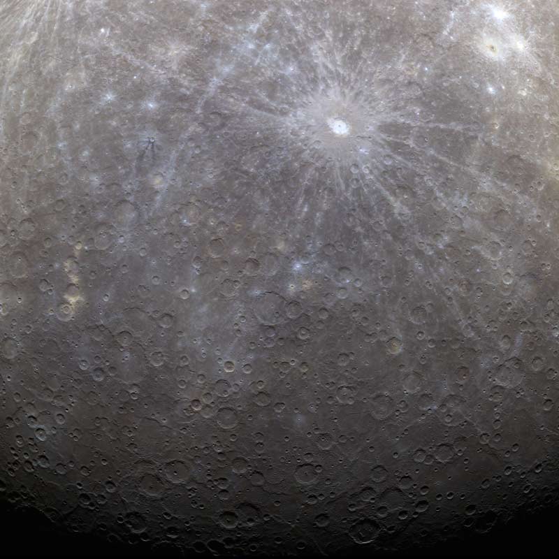 кратер Дебюсси на Меркурии