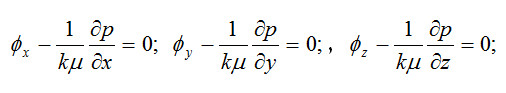 дифференциальные уравнения Эйлера, описывающие состояние несжима́емой жидкости