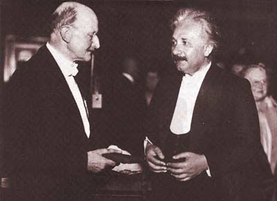 Альберт Эйнштейн и Макс Планк