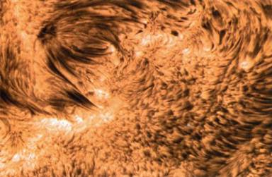 Детальное изображение поверхности Солнца