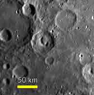Телефонный кратер на Меркурии