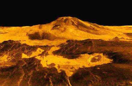 Вулкан Маат - самый высокий вулкан на Венере