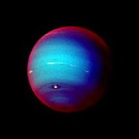 Планета Нептун. Фото в условных цветах