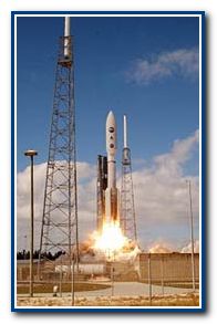 Старт ракеты Atlas V, несущей зонд «New Horizons»