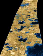 Метановые озёра на Титане