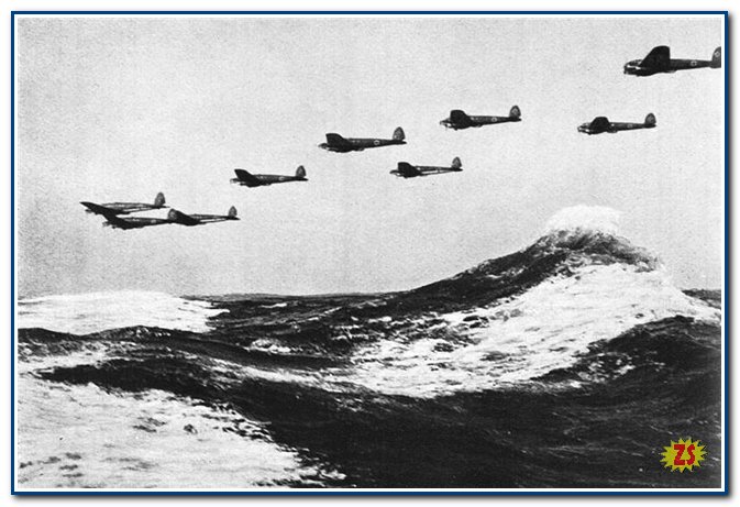 Группа немецких бомбардировщиков Хейнкель 111