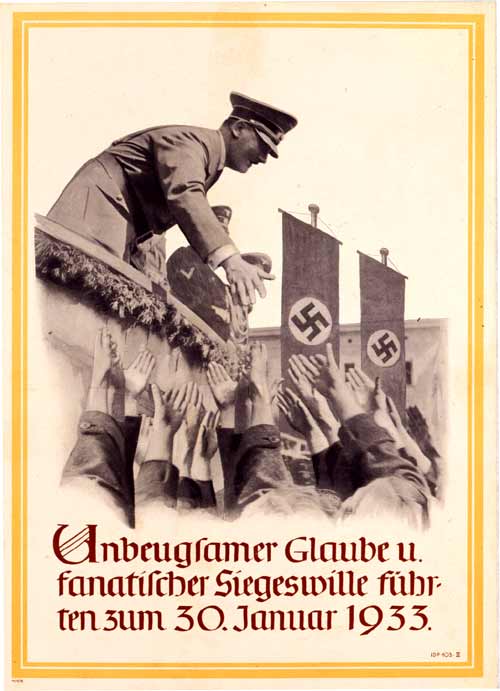 Пропагандистский плакат НСДРП