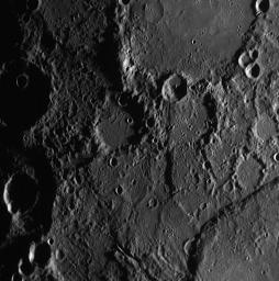 Вновь открытая поверхность Меркурия