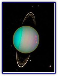 Фото Урана, снятое космическим телескопом Хаббл