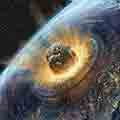 Падение крупного астероида на Землю